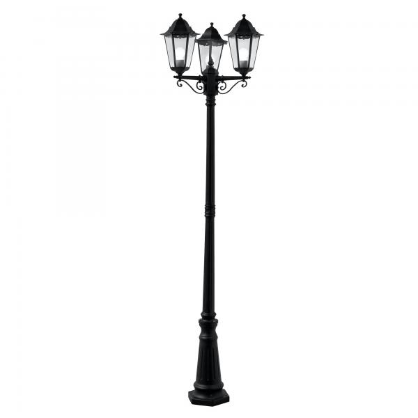 Photo ALEX OUTDOOR borne LAMP - 3LT NOIR Ht 22 | Ref : 82540BK