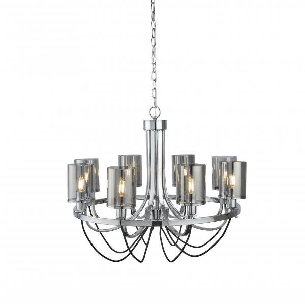 Photo CATALINA 8LT CEILING, CHROME, cable tres | Ref : 9048-8CC