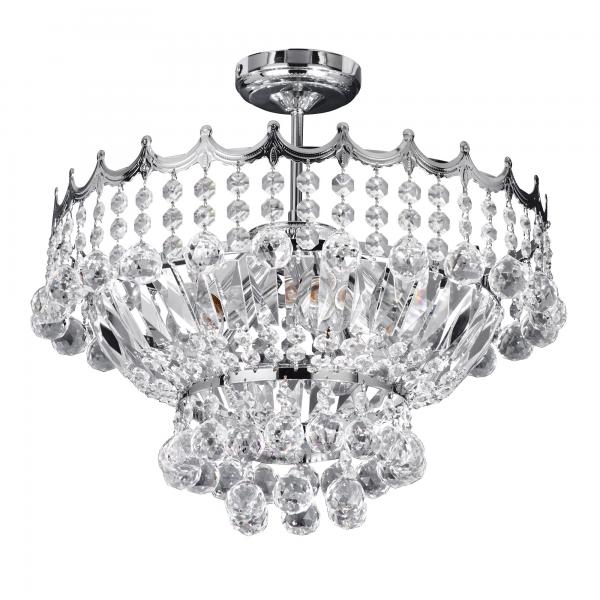 Photo VERSAILLES  - 5LT 39CM CHROME Plafonnier | Ref : 9113-39CC