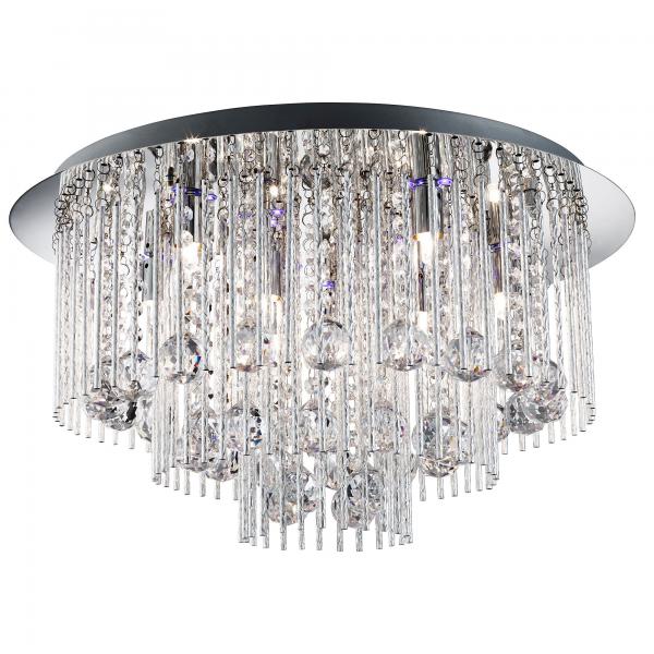 Photo BEATRIX BLUE LED/8LT CEILING Plafonnier, | Ref : 9198-8CC