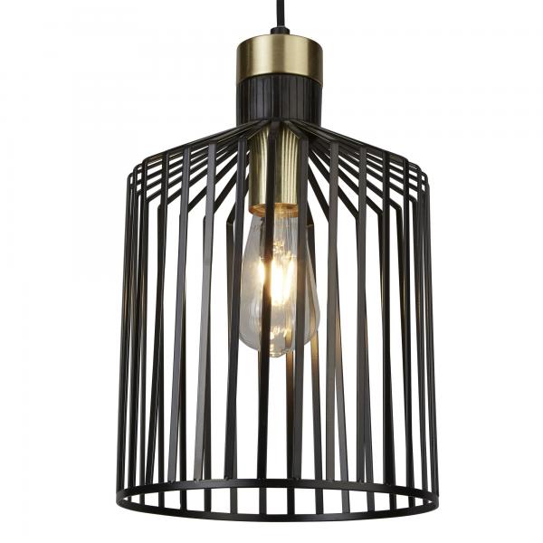 Photo BIRD CAGE FRAME 1LT 22CM Suspension, NOI | Ref : 9413BK