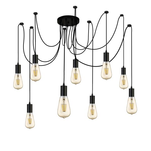 Photo SQUIGGLE 9LT Suspension NOIR | Ref : 9669-9BK