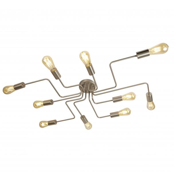 Photo CIRCUIT 10LT CEILING Plafonnier, SATIN A | Ref : 99210-10SS
