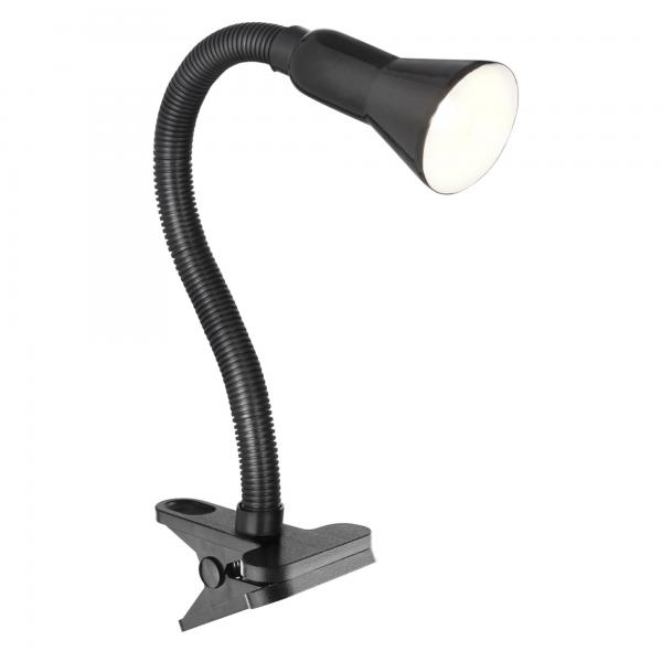 Photo DESK PARTNERS - NOIR FLEX CLIP TASK LAMP | Ref : EU4122BK
