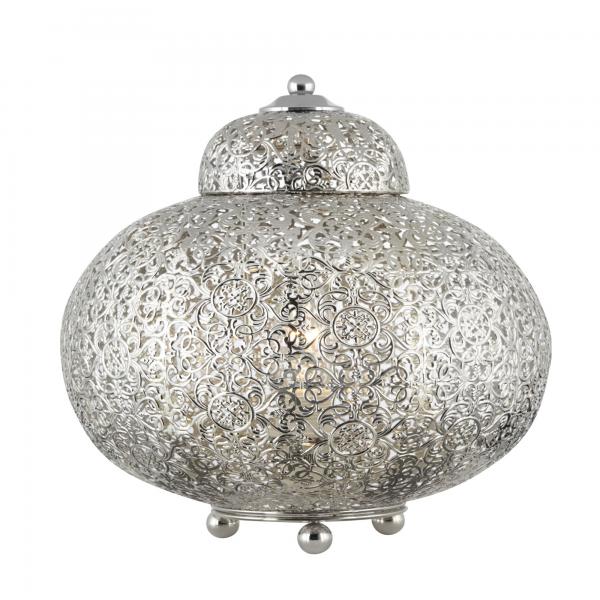 Photo FRETWORK  1LT SHINY NICKEL MOROCCAN  LAM | Ref : EU8221-1SS