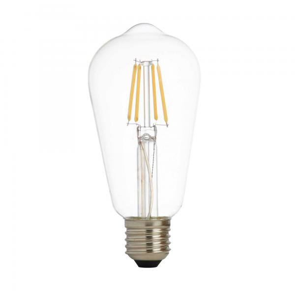 Photo PACK 5 AMPOULES LED FILAMENT DIMMABLE SQ | Ref : PL4427-6WW