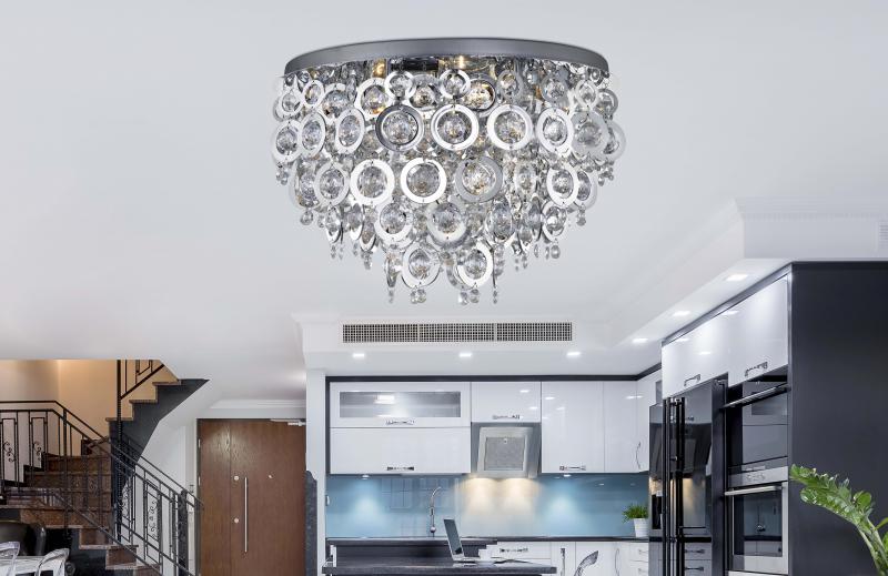 Vignette 2 produit NOVA -  5LT CEILING Plafonnier, CHROME, | Ref : 0575-5CC