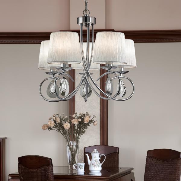 Vignette 2 produit ANGELIQUE - 5LT CEILING, CHROME, ABATJOU | Ref : 1025-5CC