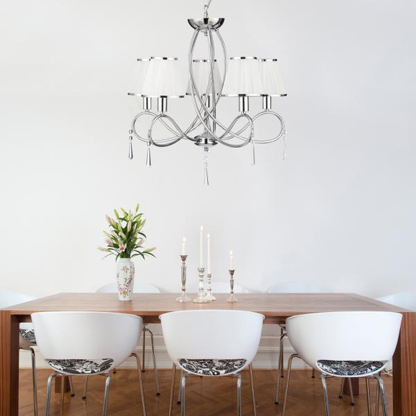 Vignette 2 produit SIMPLICITY - 5LT CEILING, CHROME, verre | Ref : 1035-5CC