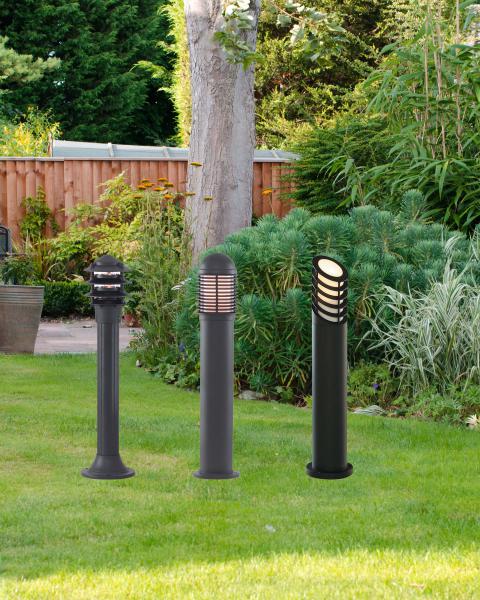 Vignette 2 produit OUTDOOR borneS LAMP/Borne NOIR 73cm ALUM | Ref : 1082-730
