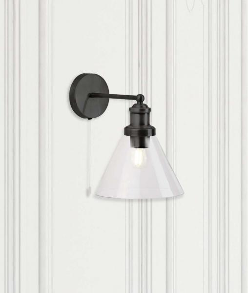 Vignette 2 produit PYRAMID Applique - Noir Mat, abatjour ve | Ref : 1277BK