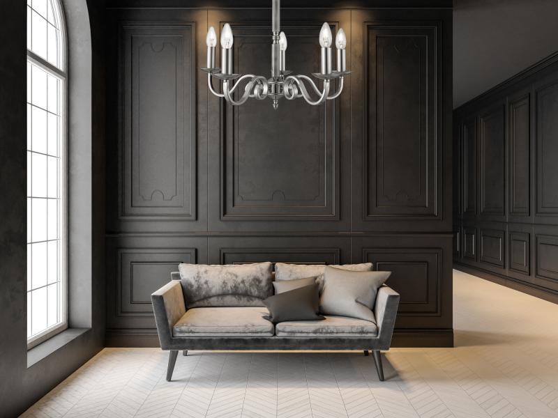Vignette 2 produit RICHMOND - 5LT CEILING, SATIN Argent, SC | Ref : 1505-5SS