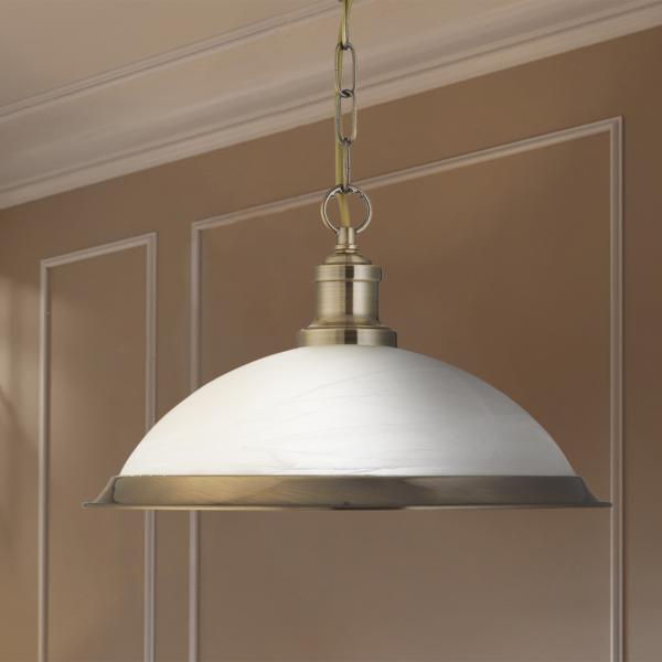 Vignette 2 produit BISTRO - 1LT Suspension, Laiton antique, | Ref : 1591AB