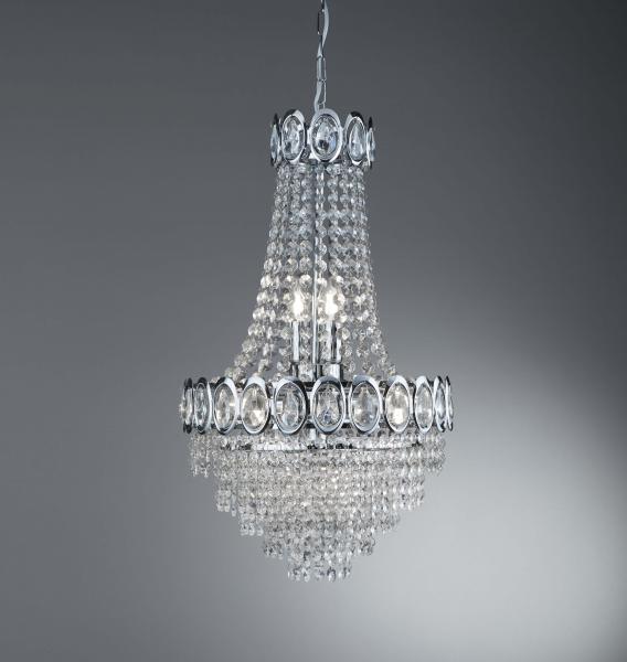 Vignette 2 produit LOUIS PHILIPE CRYSTAL 6LT CHROME CHETELI | Ref : 1611-6CC