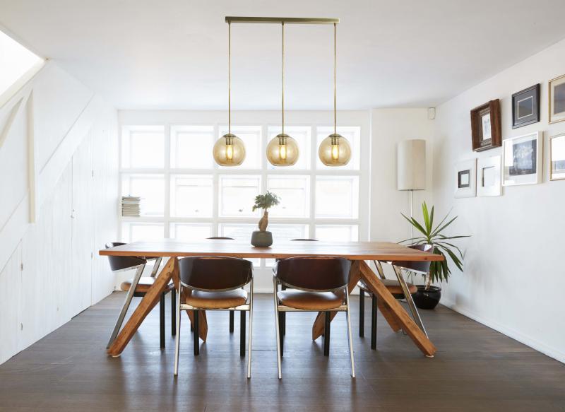 Vignette 2 produit BALLS  3LT BAR Suspension, Laiton antiqu | Ref : 1623-3AM