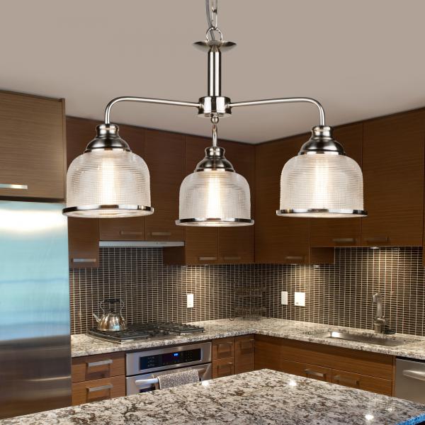Vignette 2 produit BISTRO II - 3LT CEILING, SATIN Argent, V | Ref : 1683-3SS