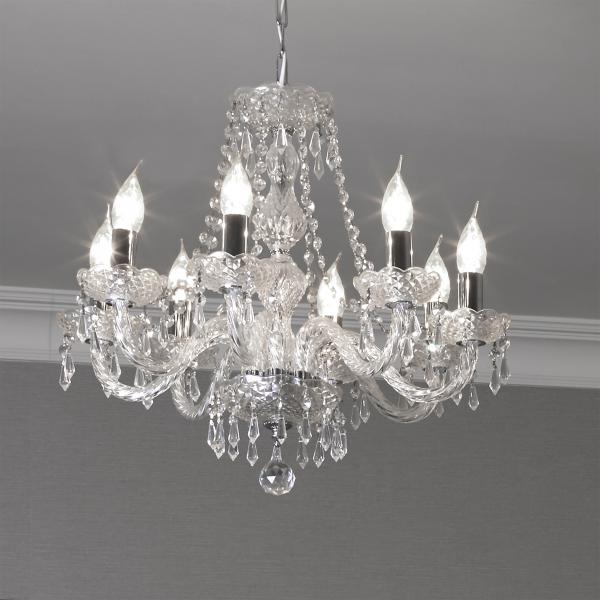 Vignette 2 produit HALE - 8 LIGHT CHETELIER, CHROME, Crista | Ref : 218-8
