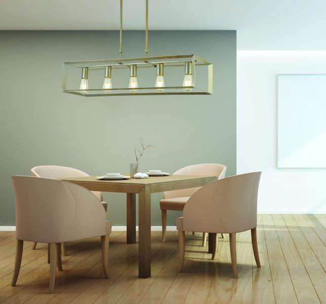Vignette 2 produit HEATON 5LT  OBLONG Suspension, BRUSHED A | Ref : 2415-5SI