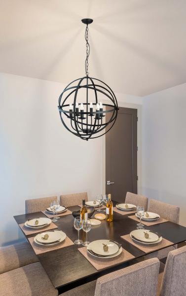 Vignette 2 produit ORBIT 6LT CAGE FRAME ORB Suspension, Noi | Ref : 2476-6BK