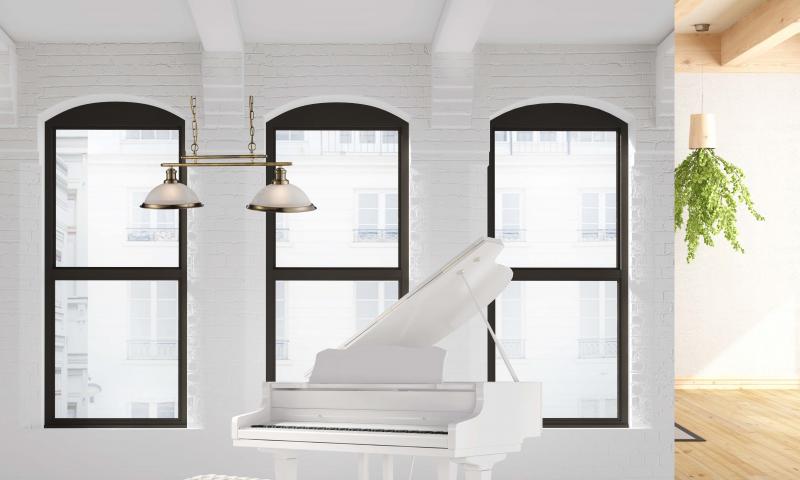Vignette 2 produit BISTRO - 2LT CEILING BAR, ANTIQUE BRASS, | Ref : 2682-2AB
