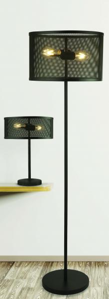 Vignette 2 produit FISHNET 2LT FLOOR LAMP, MATT BLACK | Ref : 2832-2BK