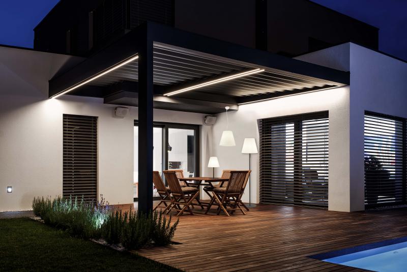 Vignette 2 produit LED OUTDOOR PENDANT, WHITE PC TAPERED SH | Ref : 3057WH