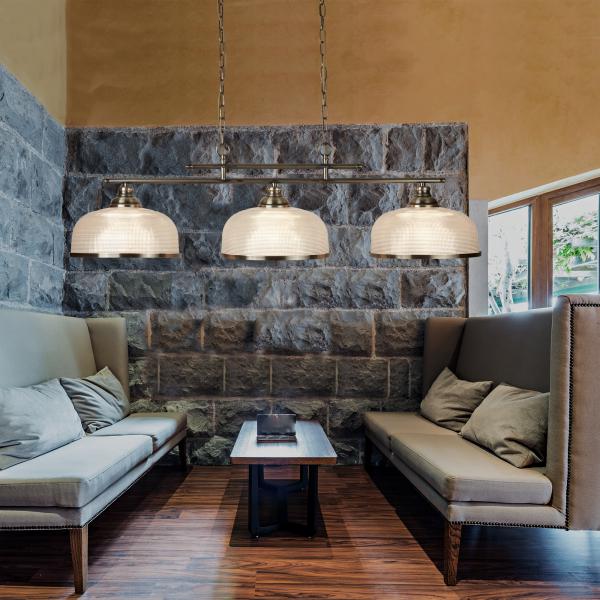 Vignette 2 produit BISTRO II - 3LT CEILING BAR, Laiton anti | Ref : 3593-3AB