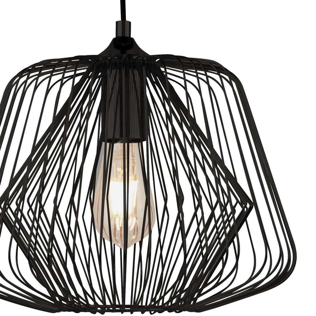 Vignette 2 produit BELL CAGE 1LT CAGE PENDANT - MATT BLACK | Ref : 0211BK
