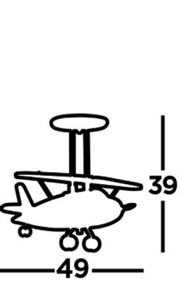 Vignette 2 produit NOVELTY AIRPLANE PENDANT | Ref : 737