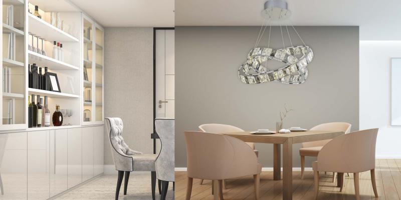 Vignette 2 produit OPTICA 2 RING LED Suspension, Claire & S | Ref : 4812-2CC