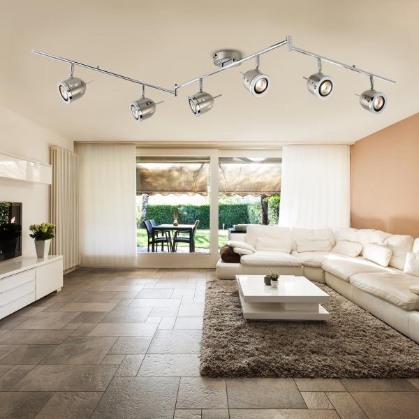 Vignette 2 produit PALMER - 6LT Spot SPLIT BAR, SATIN Argen | Ref : 4926SS