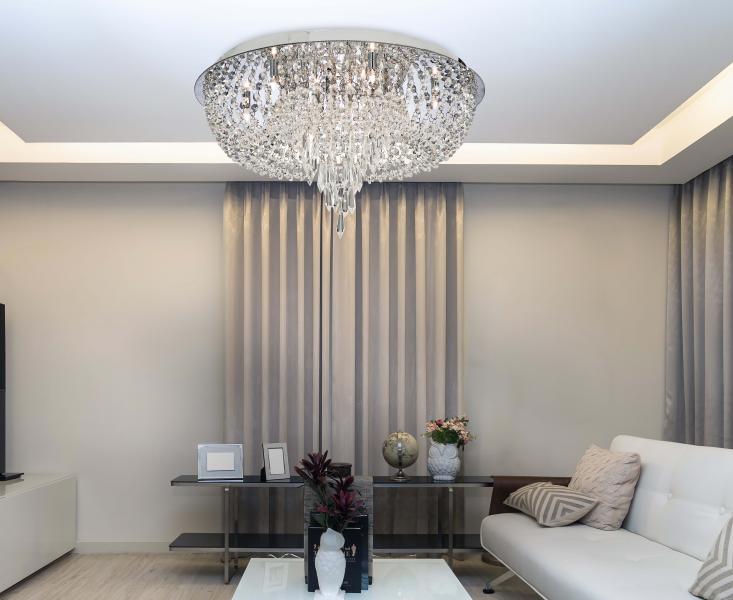 Vignette 2 produit CRISSLET CHROME 10LT CRYSTAL Plafonnier | Ref : 5541CC