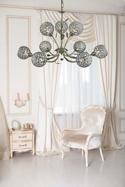 Vignette 2 produit BELLIS II - 9LT CEILING, Laiton antique, | Ref : 5579-9AB