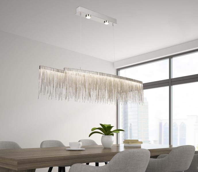 Vignette 2 produit MEMPHIS LED CEILING BAR, SATIN Argent, C | Ref : 6061SS