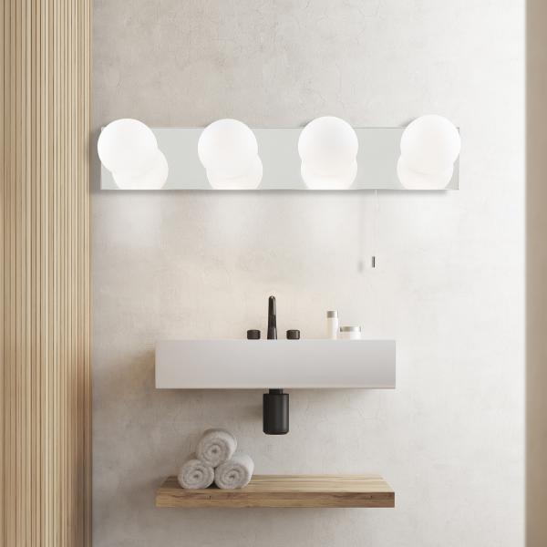 Vignette 2 produit GLOBAL - BATHROOM IP44 (G9 LED) GLOBE 4 | Ref : 6337-4-LED