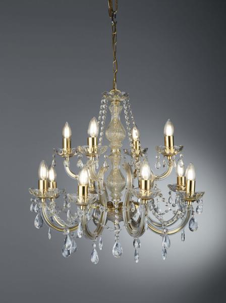 Vignette 2 produit MARIE THERESE - 12LT CHANDELIER, POLISHE | Ref : 699-12