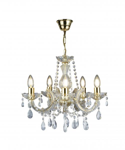Vignette 2 produit MARIE THERESE - 5LT CEILING, POLISHED BR | Ref : 699-5