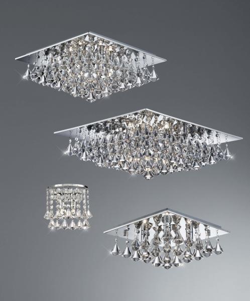 Vignette 2 produit HANNA - 6LT SQUARE Plafonnier CEILING, C | Ref : 7306-6CC