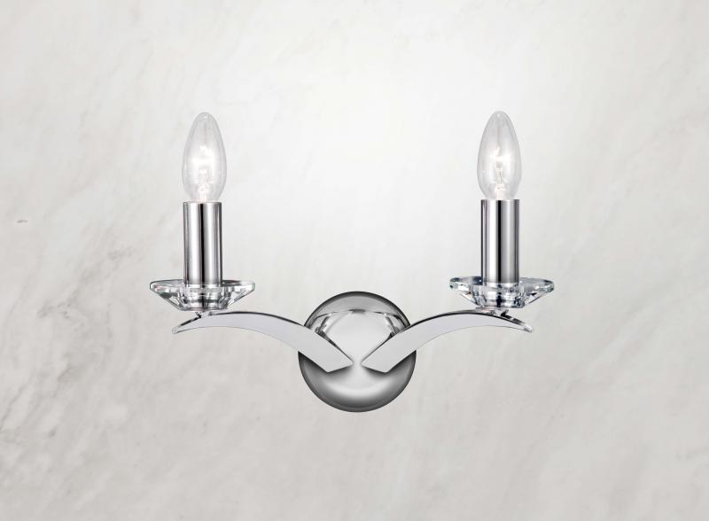 Vignette 2 produit KENSINGTON 2LT CHROME APPLIQUE SUPPORT M | Ref : 7542-2CC