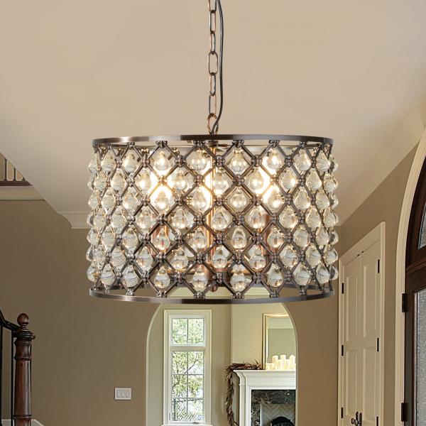 Vignette 2 produit MARQUISE 3LT DRUM Suspension, CUIVRE ANT | Ref : 7813-3CU