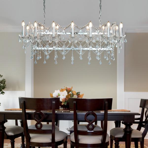 Vignette 2 produit FLORENCE 14LT Suspension BAR, Cristal cl | Ref : 80614-14CC