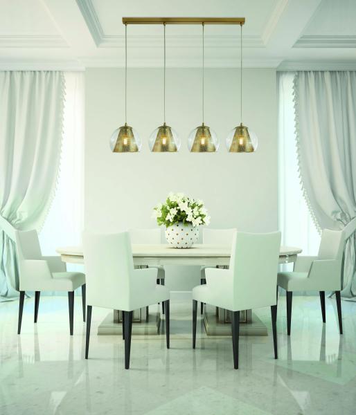 Vignette 2 produit CONIO 4LT Suspension, laiton satine ET v | Ref : 8274-4SB