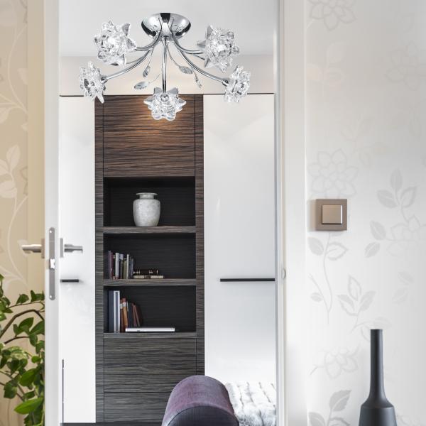 Vignette 2 produit BELLIS - 5LT CEILING SEMI-Plafonnier, CH | Ref : 9285-5CC