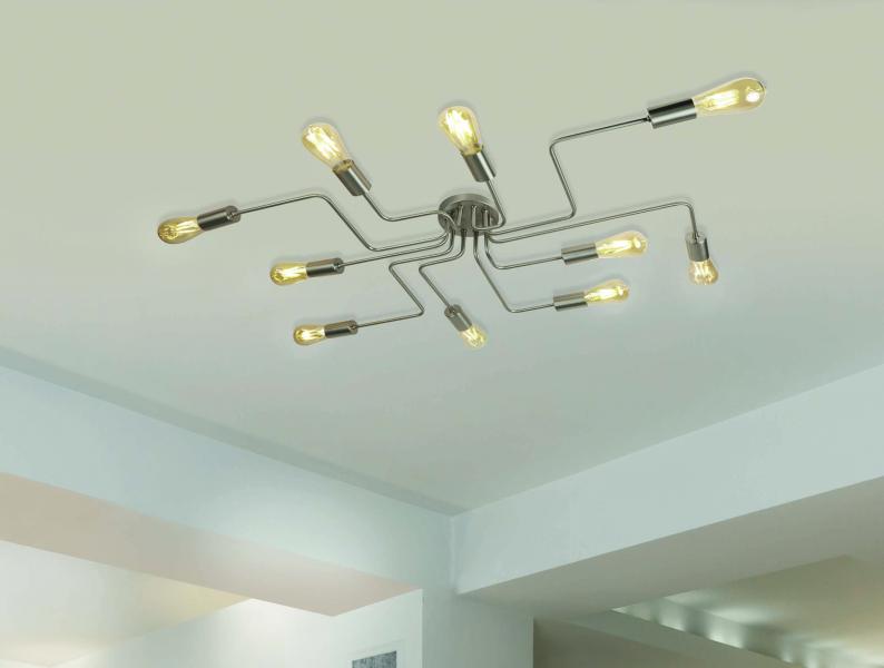 Vignette 2 produit CIRCUIT 10LT CEILING Plafonnier, SATIN A | Ref : 99210-10SS