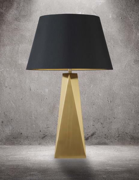 Vignette 2 produit MALDON 1LT LAMPE A POSER, dore, ABATJOUR | Ref : EU2213GO