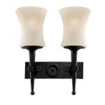 SEARCHLIGHT Cartwheel - 2lt applique support murale, 0812-2BK