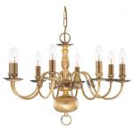 SEARCHLIGHT Flemish - 8lt suspension, laiton antique 1019-8AB