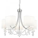 SEARCHLIGHT Nina  - 5lt ceiling, chrome, cristal cla 1055-5CC
