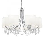 SEARCHLIGHT Nina  - 8lt ceiling, chrome, cristal cla 1058-8CC