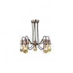 SEARCHLIGHT Olivia 5lt ceiling, cable tissu tresse n 1065-5CU